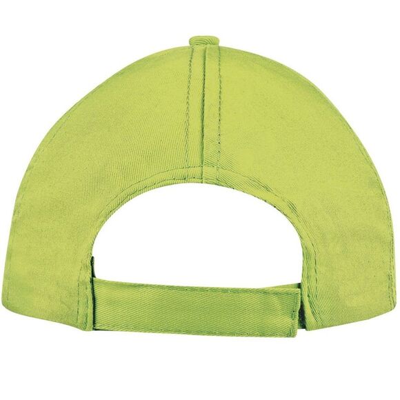 SOLS Unisex Buzz 5 Panel Baseball Cap / Apple Green - Picture 4 of 5
